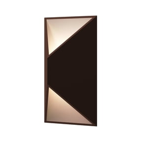 Open Box Sonneman Lighting Prisma 2-light ADA Textured Bronze LED Outdoor Wall Sconce