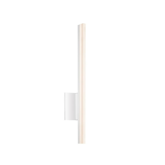 Sonneman Lighting Stiletto Satin White 24-inch LED Wall Sconce/Bath Bar