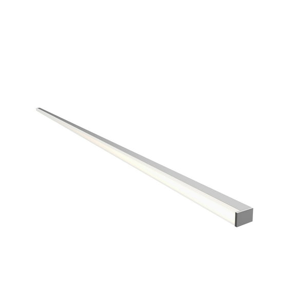 Sonneman Lighting Stix Plus 48-inch LED Bright Satin Aluminum Wall Bar, Frosted Shade