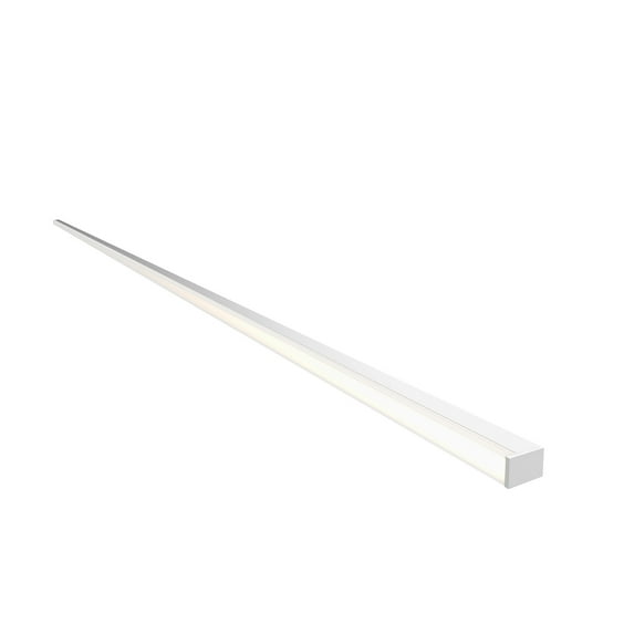 Sonneman Lighting Stix Plus 72-inch LED Satin White Wall Bar, Frosted Shade