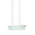 thumbnail image 1 of Sonneman Lighting  Suspended Glass Slim 24-inch LED Satin Nickel Pendant, Etched Glass, 1 of 2