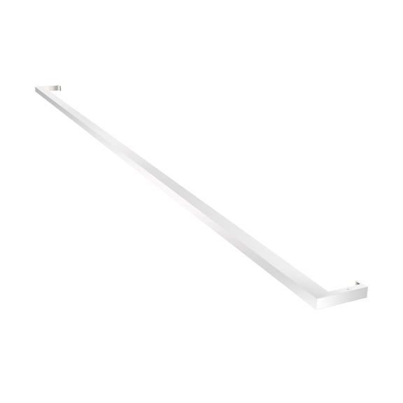 Sonneman Lighting Thin-Line ADA Bright Satin Aluminum 72-inch LED Wall Bar, White Shade