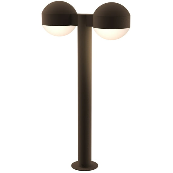 Sonneman REALS 23.75" 2-Light LED Bollard in Textured Bronze