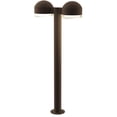 thumbnail image 1 of Sonneman REALS 29.75" 2-Light Clr Acrylic LED Bollard in Textured Bronze, 1 of 2