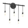 thumbnail image 1 of Sonneman S1N18K-JFXXXX62-RP02 Suspenders Led Staggered Bar Wall Sconce - Black, 1 of 5