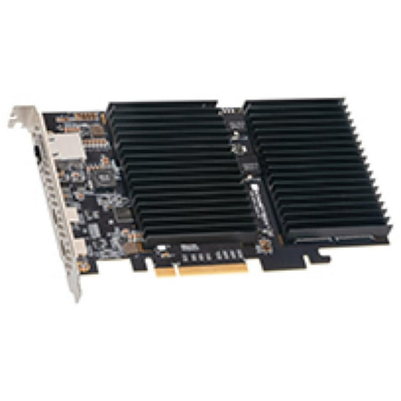 Sonnet McFiver Multifunction PCIe Card with Dual M.2 NVMe SSD Slots, 1x 10GbE Ethernet Port, 2x 10Gbps USB-C Ports