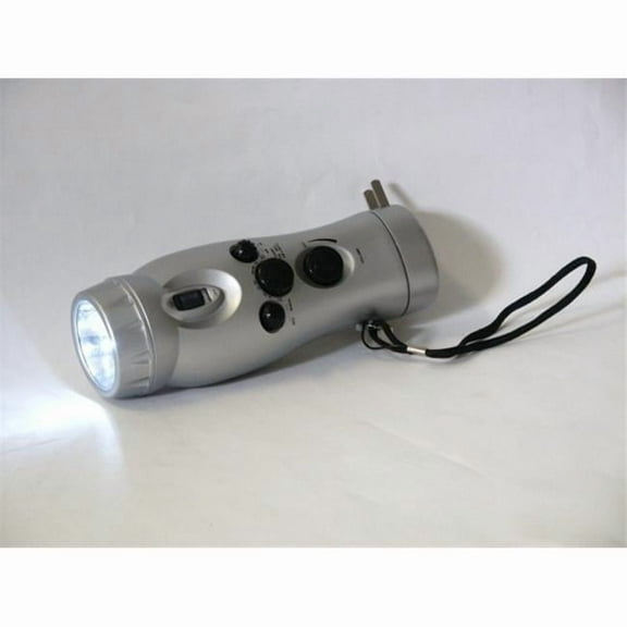 Sonnet Industries FSH-249 PLUG IN RECHARGEABLE 5 LED FLASHLIGHT RADIO WITH 6 LED HANDSFREE SIDE PANEL