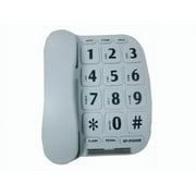 Sonnet Industries P-581 Large Button Telephone, White
