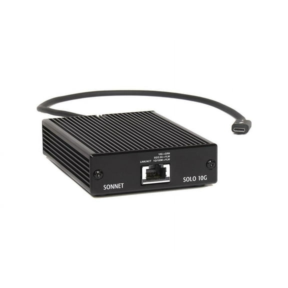 Sonnet Solo 10G Thunderbolt 3 to 10 Gigabit Ethernet Adapter with NBASE-T Support