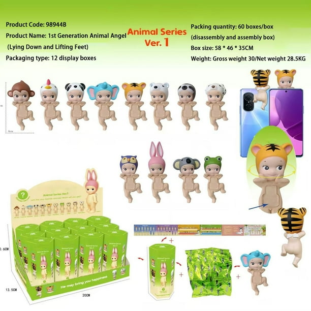 Sonny Angel HIPPERS アニマルシリーズ 12個セット Action Figures Sonny Angel Hippers Blind Box 12PC 2025 New