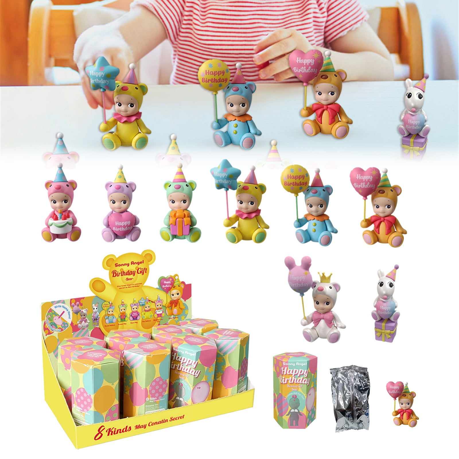 Sonny Angel Birthday Gift Bear Series - Original Mini Figure Sonny Angel Birthday Gift Bear Series - Original Mini Figure