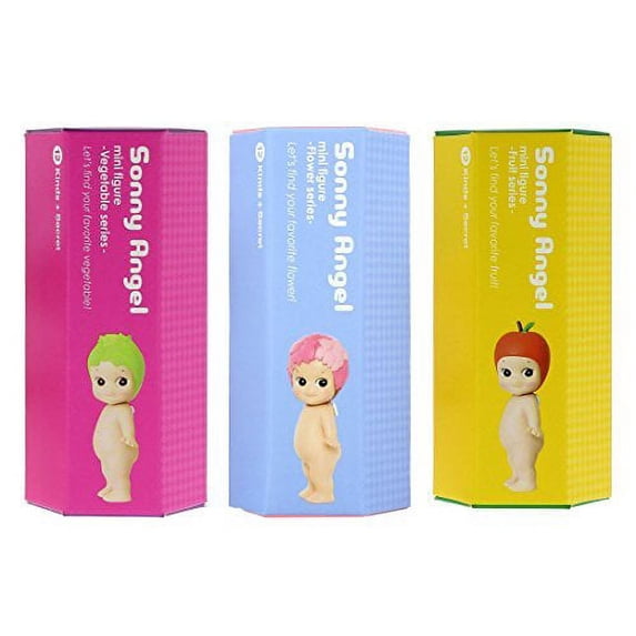 Sonny Angel Collectible Action Figure, Box, PVC Plastic, 3 Pack