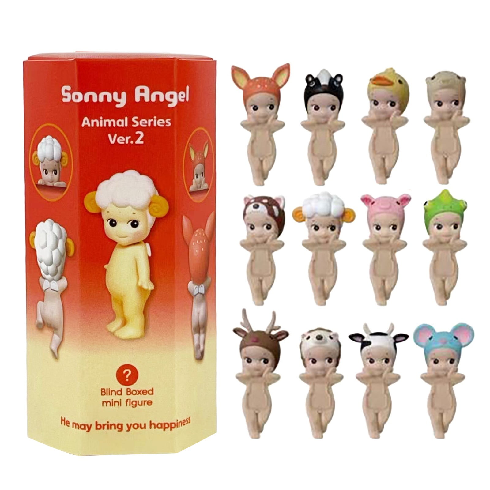 2025 new Sonny Angel HIPPERS Animal Series Lying Style Mini