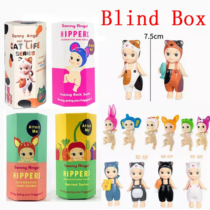 Sonny Angel Hippers Blind Box Lying Angel Series Anime Action Figure
