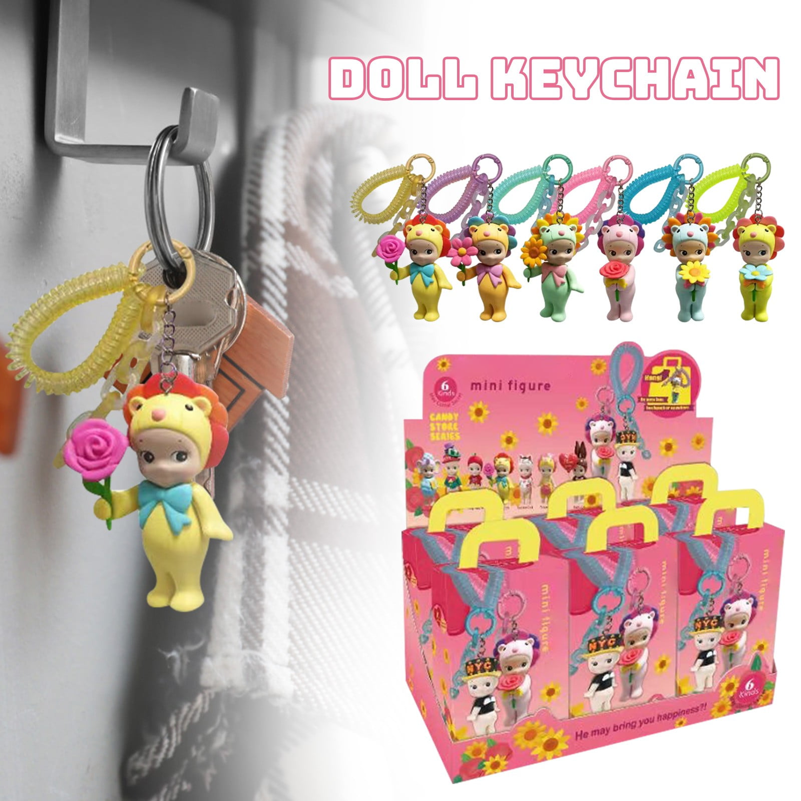 Sonny Angel Keychain Cheap, Sonny Angel Phone Accessory Bunny, Sonny