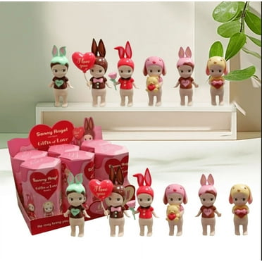 Sonny Angel Valentine's Day Series Mini Figure Random Blind Box Toy, 2Pc Christmas Valentine's Day Gifts