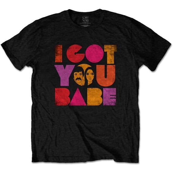 Sonny & Cher Unisex T-Shirt I Got You Babe (Medium)