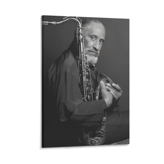 Sonny Rollins A Jazz Musician Saxophonist Wall Art Picture Painting Poster Canvas Print Posters Artworks Bedroom Living Room Decor 12x18inch(30x45cm)