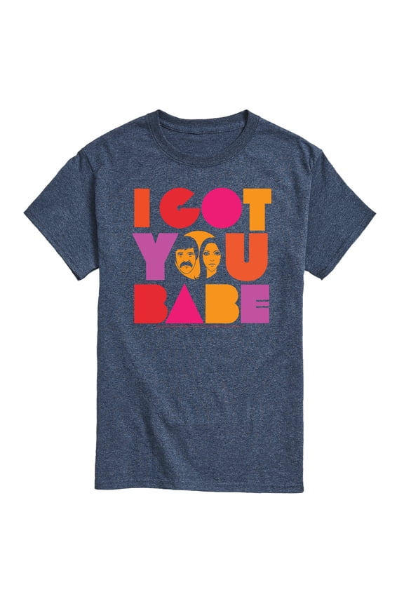 Sonny and Cher - I Got You Babe - Men's Short Sleeve Graphic T-Shirt