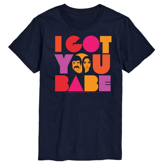Sonny and Cher - I Got You Babe - Men's Short Sleeve Graphic T-Shirt