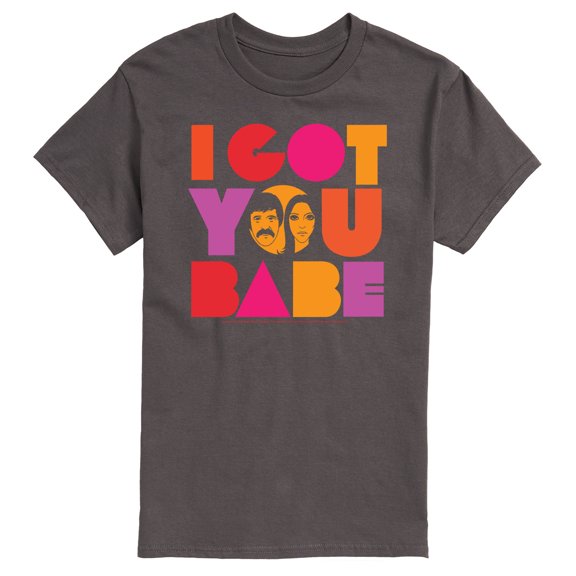 Sonny and Cher - I Got You Babe - Men's Short Sleeve Graphic T-Shirt
