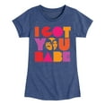 thumbnail image 1 of Sonny and Cher - I Got You Babe - Toddler And Youth Girls Fitted Short Sleeve Graphic T-Shirt, 1 of 5