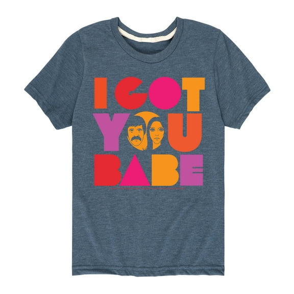 Sonny and Cher - I Got You Babe - Toddler And Youth Short Sleeve Graphic T-Shirt