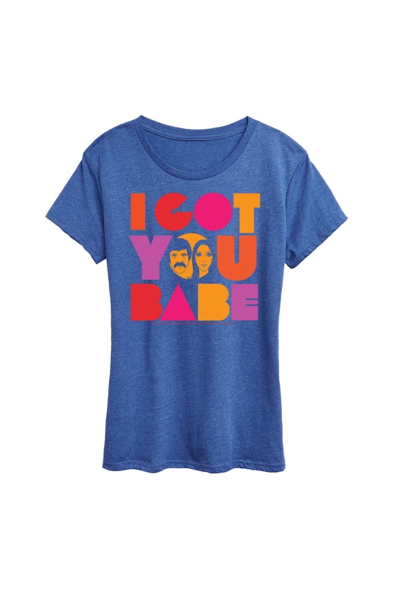Sonny and Cher - I Got You Babe - Women's Short Sleeve Graphic T-Shirt