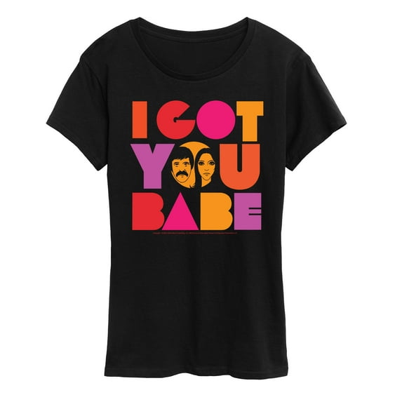 Sonny and Cher - I Got You Babe - Women's Short Sleeve Graphic T-Shirt