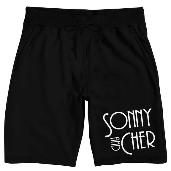 Sonny and Cher Men's Black Lounge Shorts-Small