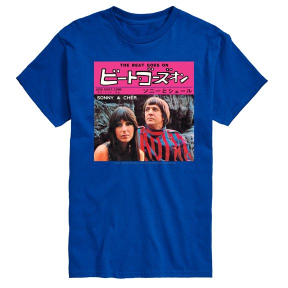Sonny and Cher - The Beat Goes On Japan - Men's Short Sleeve Graphic T-Shirt
