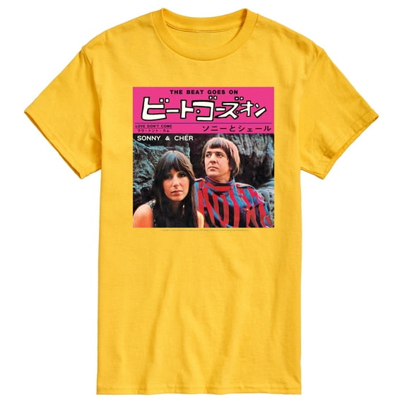 Sonny and Cher - The Beat Goes On Japan - Men's Short Sleeve Graphic T-Shirt
