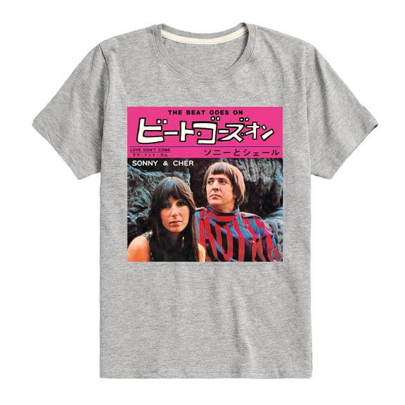Sonny and Cher - The Beat Goes On Japan - Toddler And Youth Short Sleeve Graphic T-Shirt