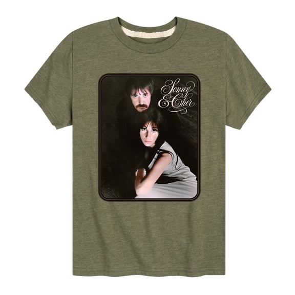 Sonny and Cher - The Two Of Us - Toddler And Youth Short Sleeve Graphic T-Shirt