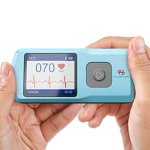 SonoHealth EKGraph Portable EKG Heart Rate Monitor Bluetooth Wireless Handheld Home ECG Cardio View Irregular Cardiac Arrhythmia Vitals on your Mobile Phone