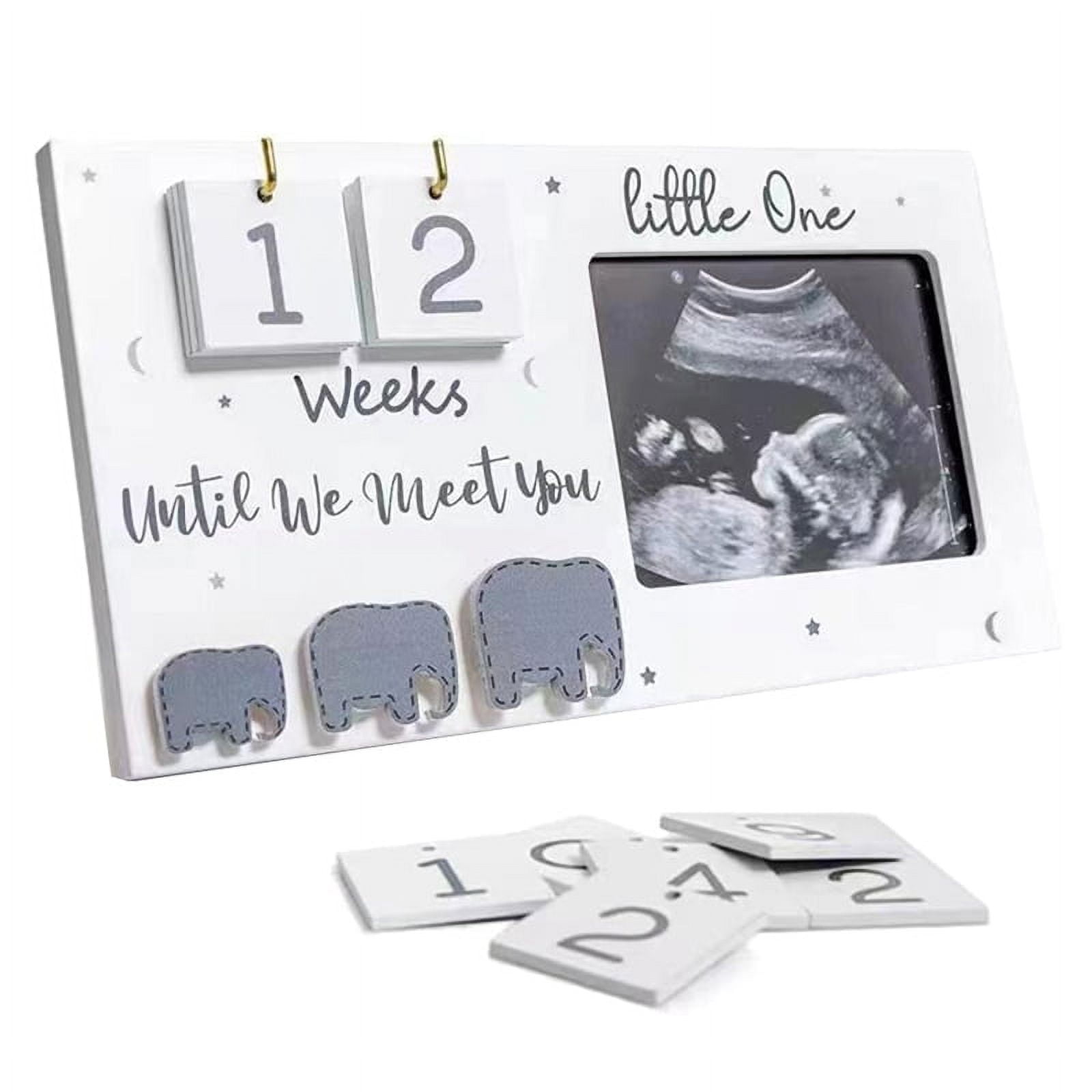 Sonogram Picture Frames, Ultrasound Photo Frames with Countdown Weeks