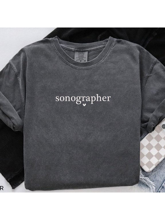 Sonographer Shirt Sonographer Gift Sonography TShirt Ultrasound Tech Tee