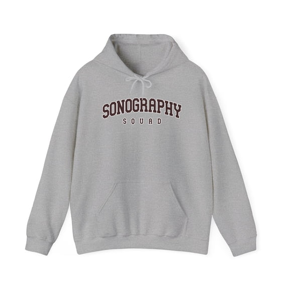 Sonography Squad Sonographer Grad Hoodie, Gifts, Hooded Sweatshirt