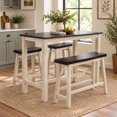 thumbnail image 1 of Sonoma 4pc Pub Set - European Black/Antique White, 1 of 7