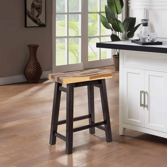 Sonoma Backless Saddle Counter Stool - Blended Espresso Finish