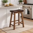 thumbnail image 1 of Sonoma Backless Saddle Counter Stool - Burnt Chestnut, 1 of 8