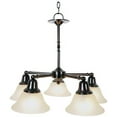 thumbnail image 1 of Sonoma Chandelier Ceiling Fixture, Maximum Five 60 Watt Incandescent Medium Base Bulbs, 24 In., Oil Rubbed Bronze, 1 of 2
