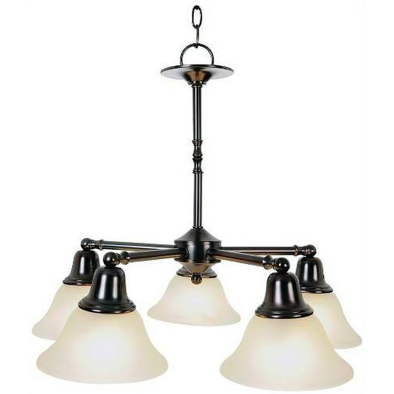 Sonoma Chandelier Ceiling Fixture, Maximum Five 60 Watt Incandescent Medium Base Bulbs, 24 In., Oil Rubbed Bronze