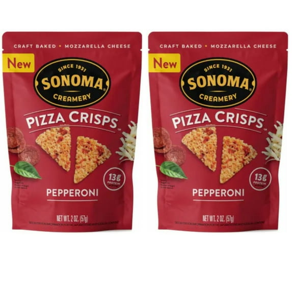Sonoma Creamery Pepperoni Pizza Crisps 2 Oz (Pack of 2)