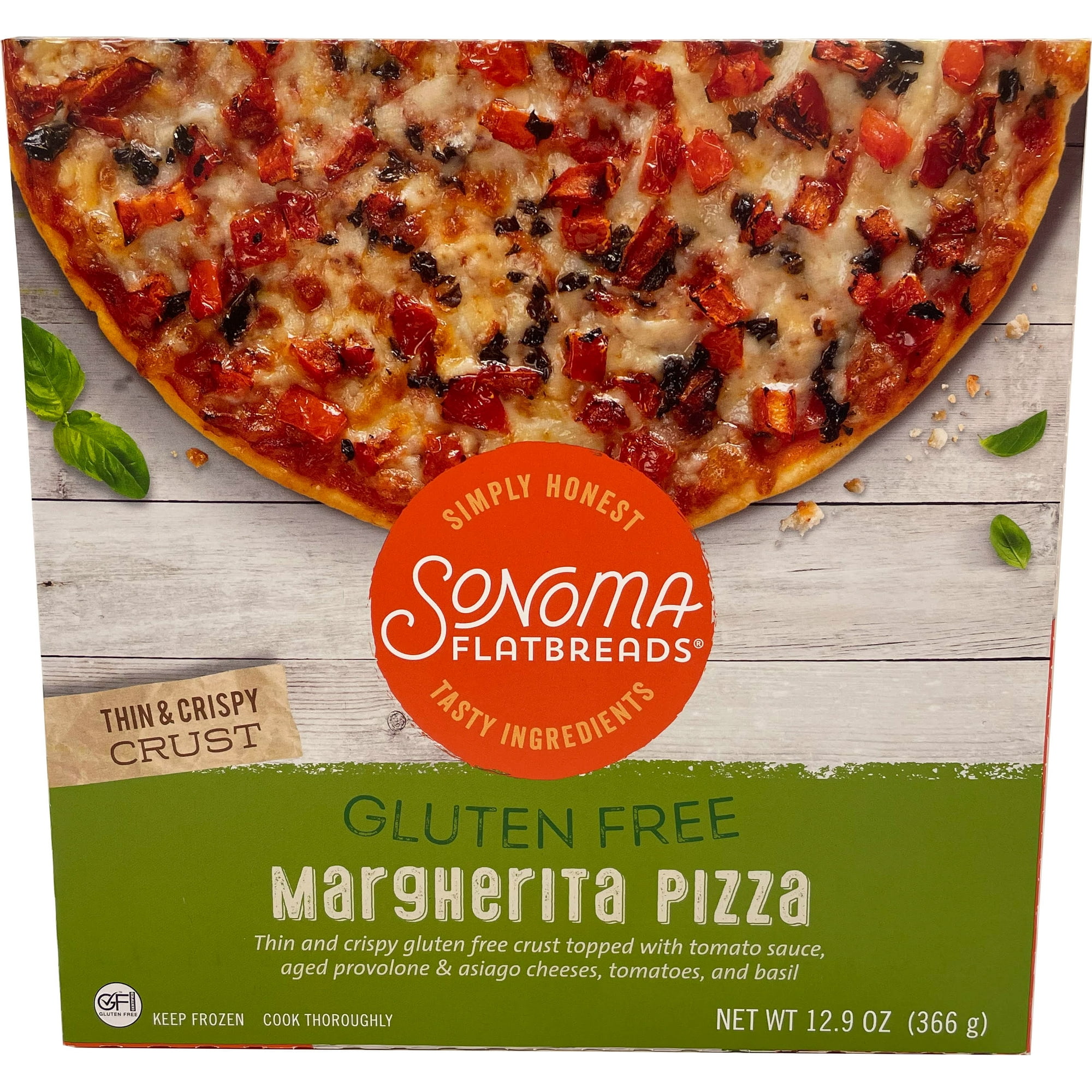 Sonoma Flatbreads Gluten Free Pepperoni Pizza, Marinara, 48 OFF