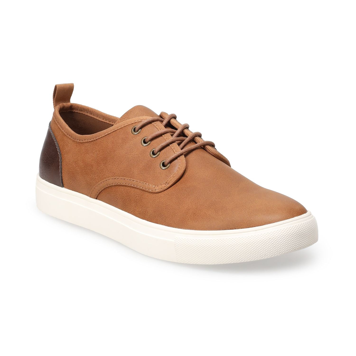Sonoma Goods For Life Lukaa Men s Sneakers Color Cognac Size 7.5 Walmart