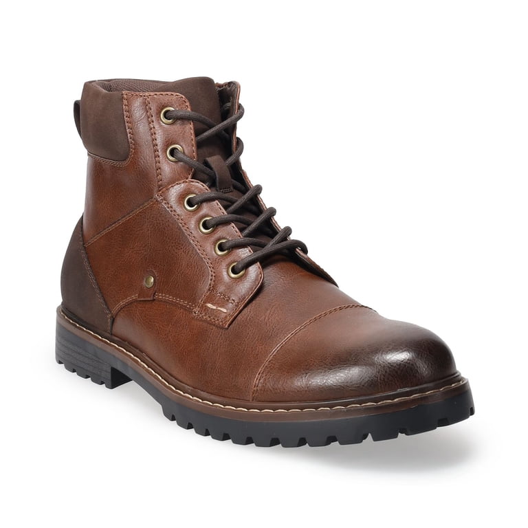 Men’s Sonoma Brown leather dress Boots. Size 10.5 Men main image 3