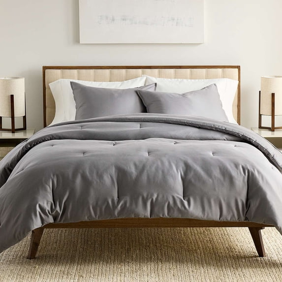 Sonoma Goods For Life Ultra-Soft Washed Comforter Set with Shams - Gray, TWIN/TWNXL