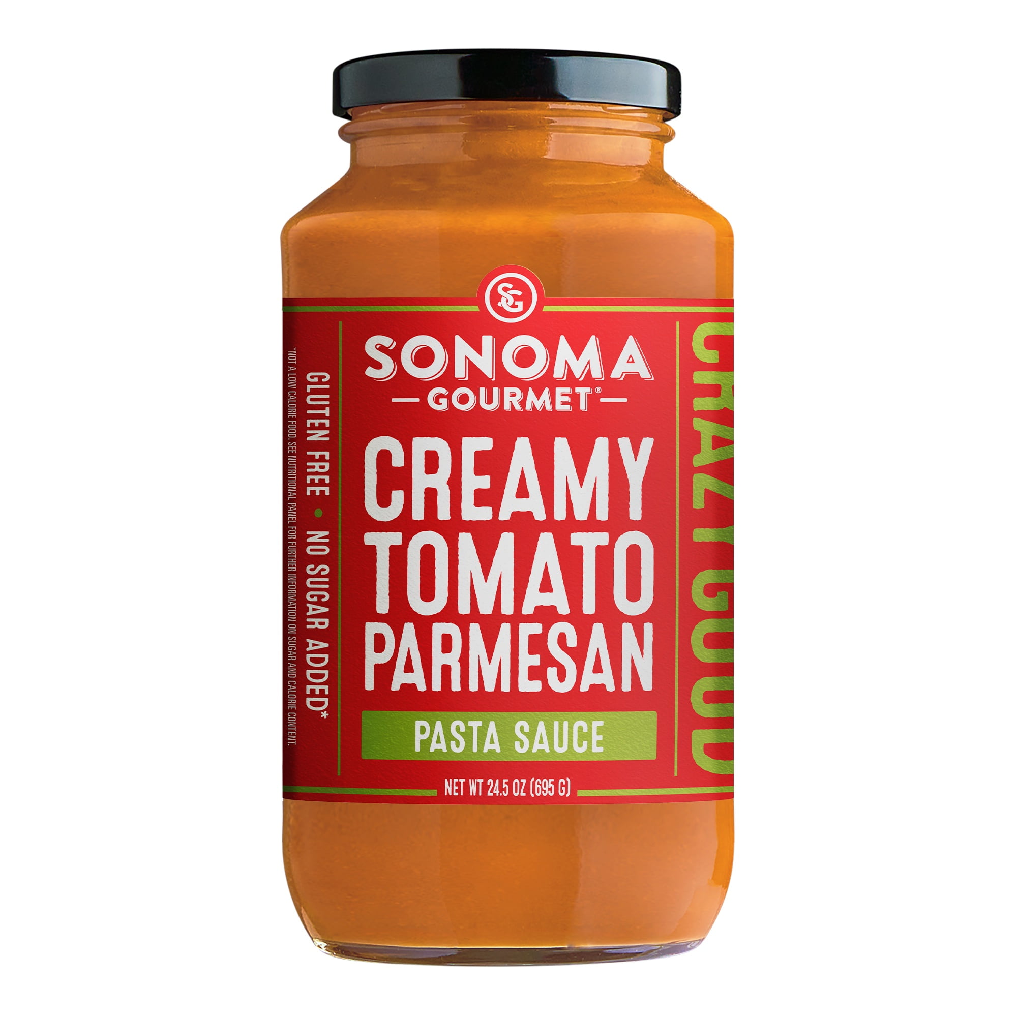 Sonoma Gourmet Creamy Tomato Parmesan Pasta Sauce, 24.5 Ounce (Pack of 2)