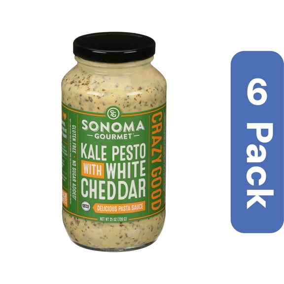Sonoma Gourmet Kale Pesto with Cheese Pasta Sauce 25 oz (Pack Of 6)